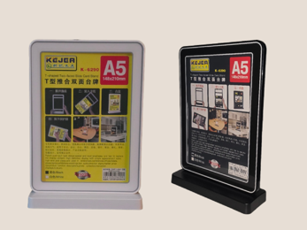 T-Shaped Slide Stand (Bordered)  A5 (148 x 210 mm) 